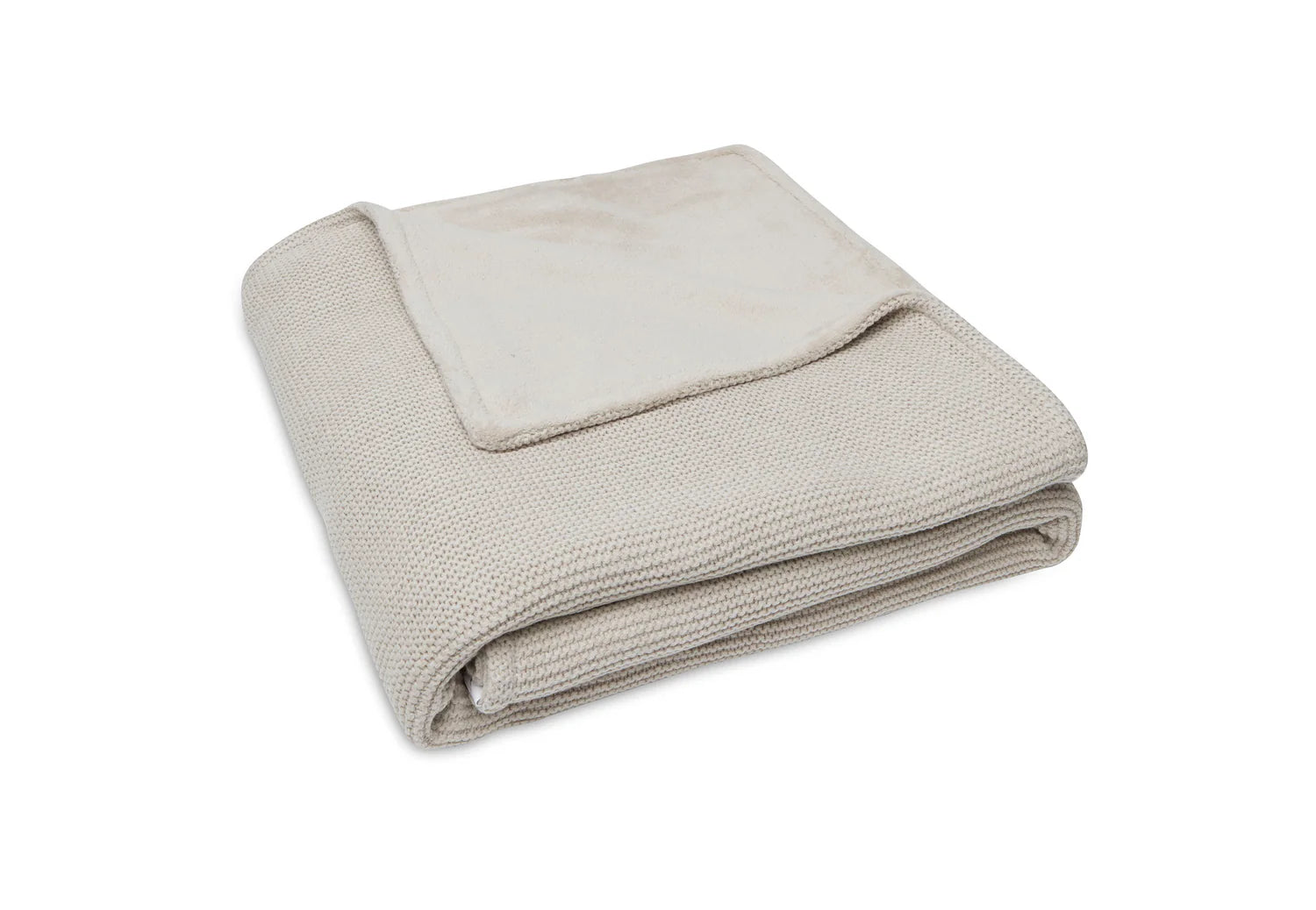 Jollein deken basic knit fleece - Nougat