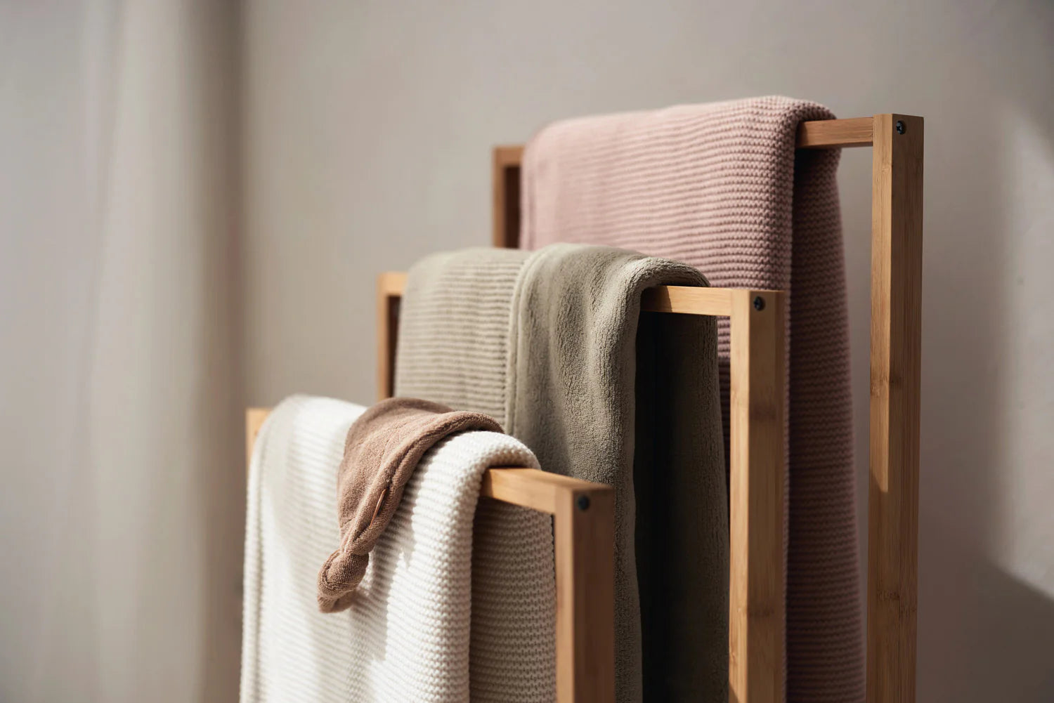 Jollein deken basic knit fleece - Wild rose