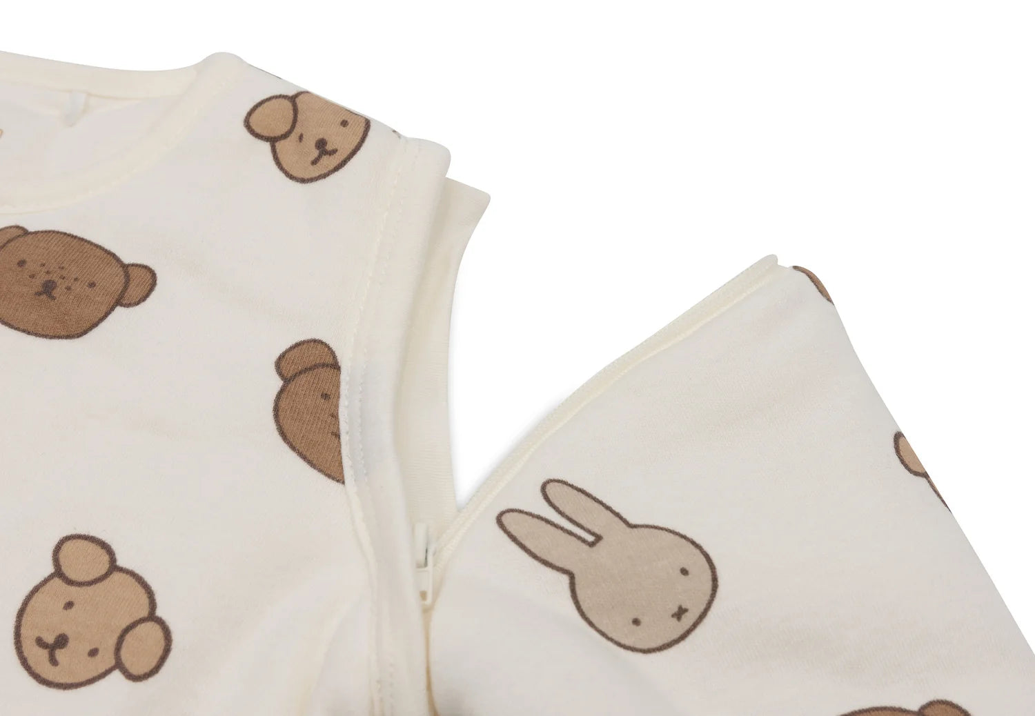 Jollein slaapzak met afritsbare mouwen - Miffy and friends