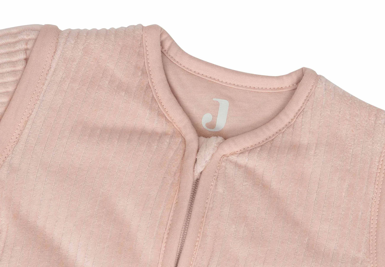 Jollein slaapzak met afritsbare mouwen rib - Wild rose
