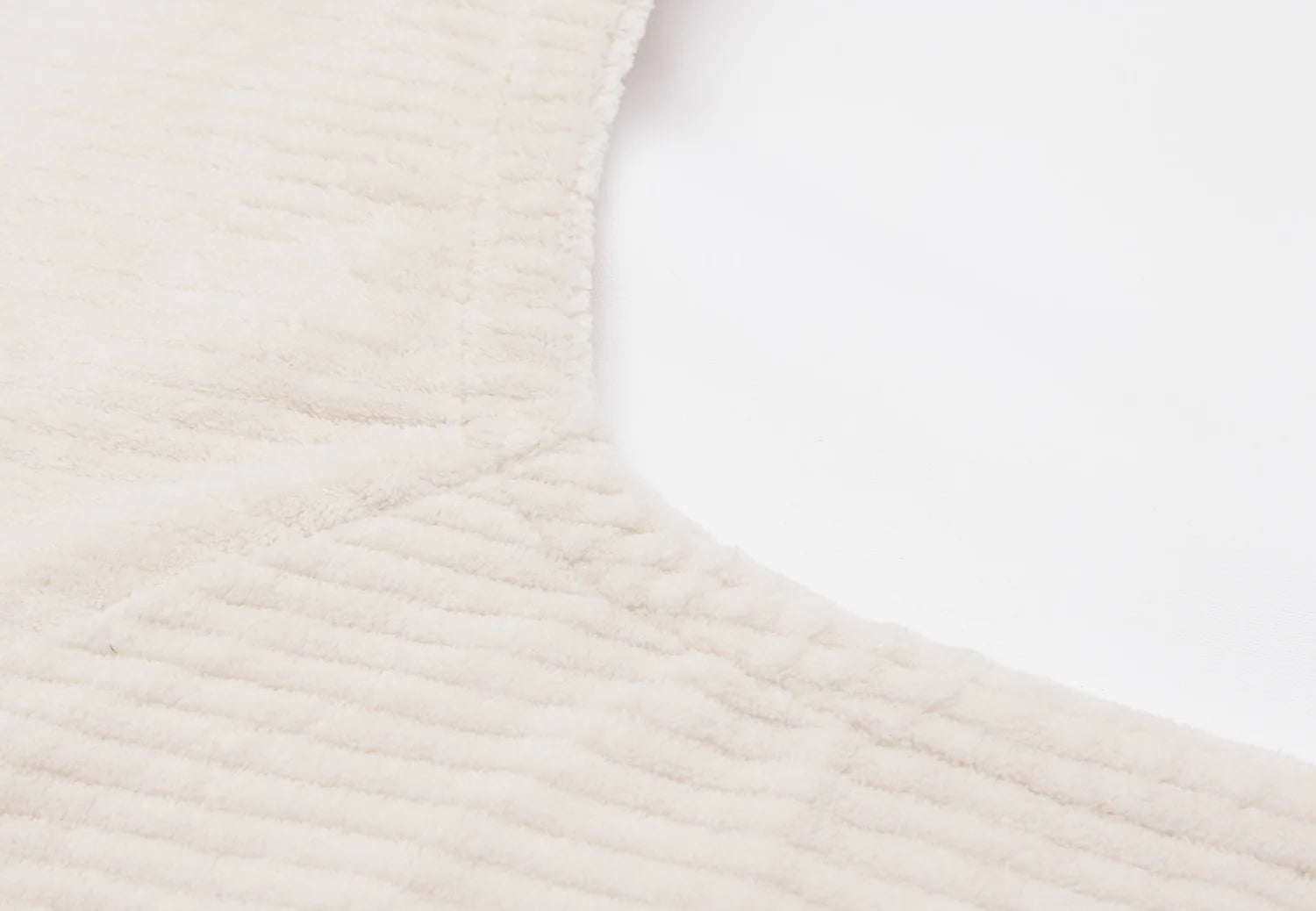 Jollein aankleedkussenhoes cloudy rib 50x70 - Oatmeal