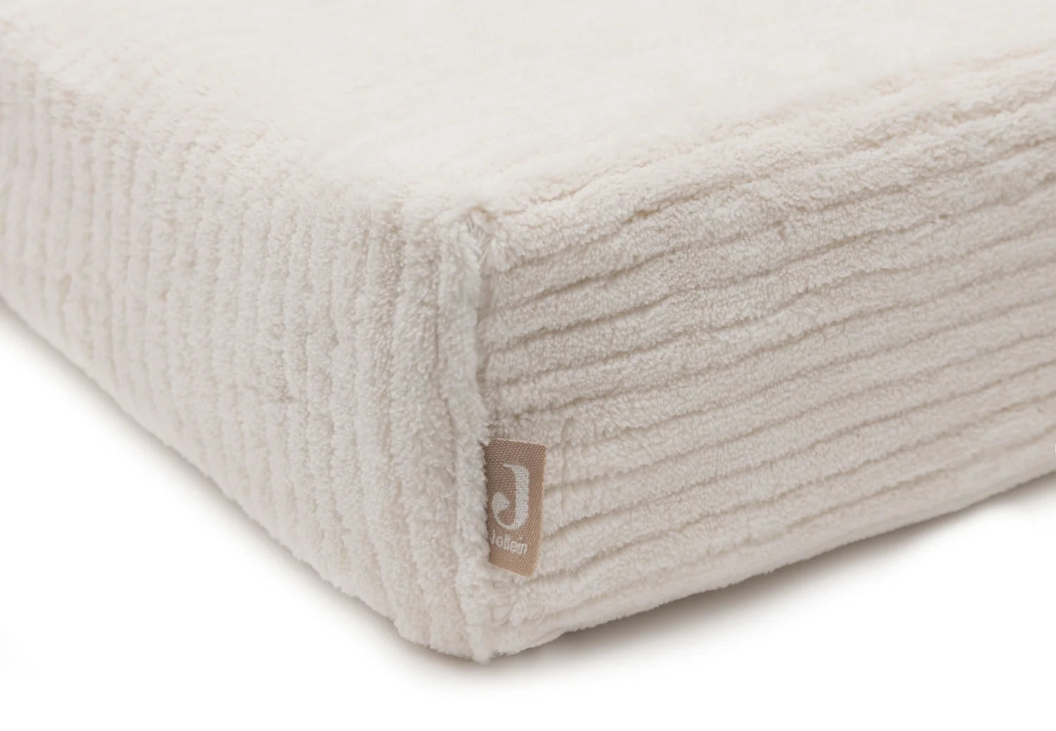 Jollein aankleedkussenhoes cloudy rib 50x70 - Oatmeal
