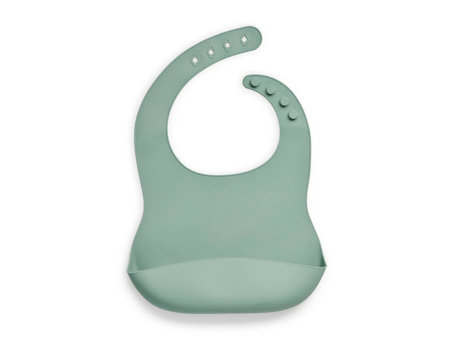 Jollein siliconen slabbetje - Ash green