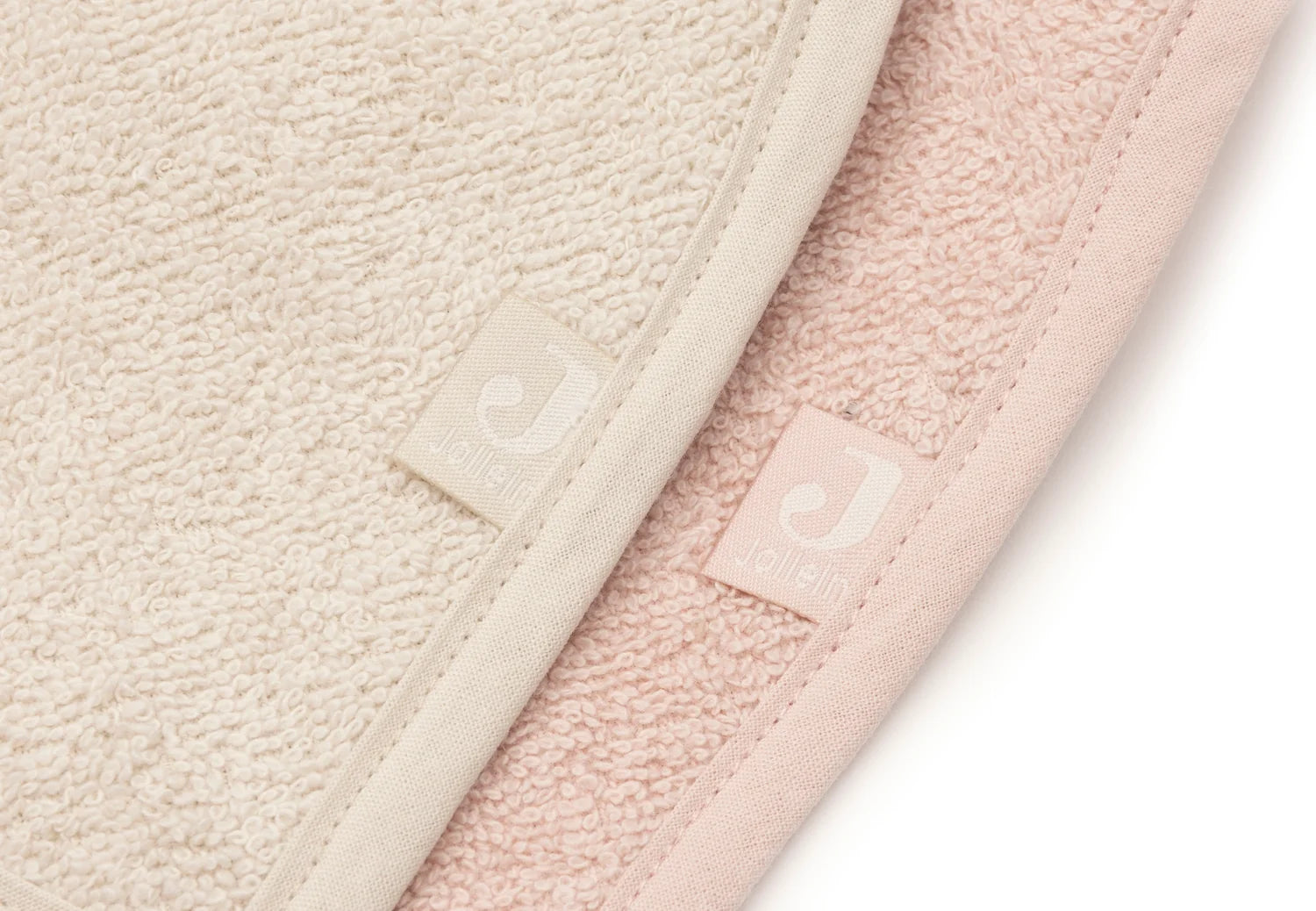 Jollein slab bandana 2pack - Silk rose/ sand