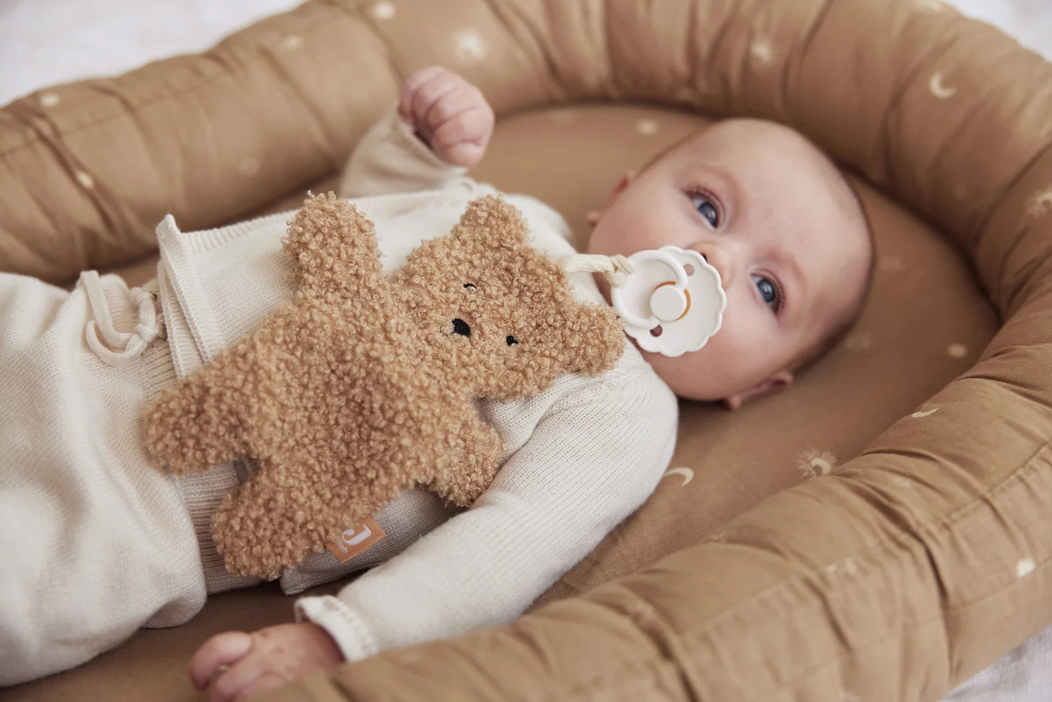 Jollein speendoekje teddybear - Biscuit