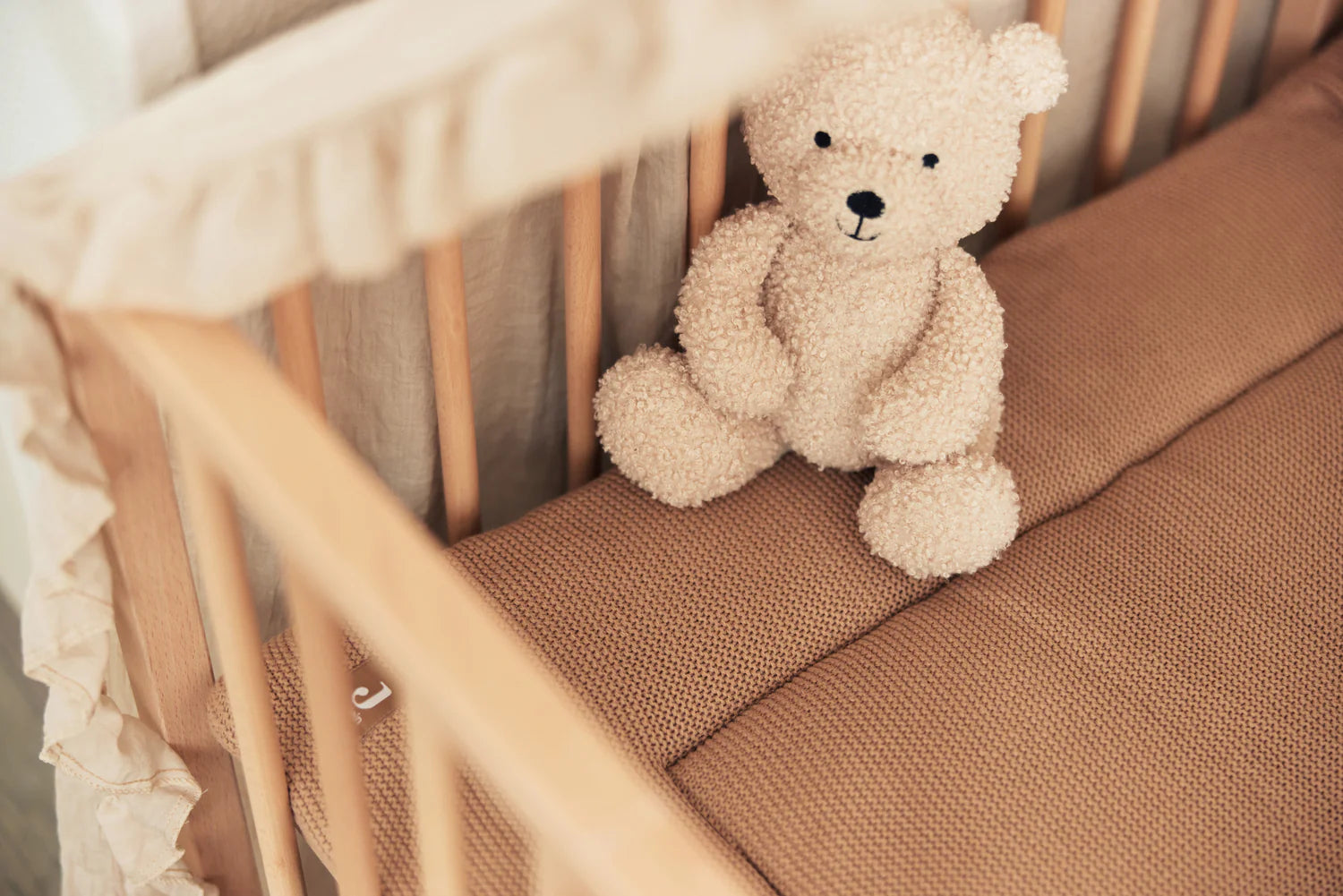 Jollein knuffel teddybear - Naturel