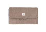 Jollein verschoningsmat met opbergvakken cloudy rib - Milky coffee