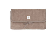 Jollein verschoningsmat met opbergvakken cloudy rib - Milky coffee