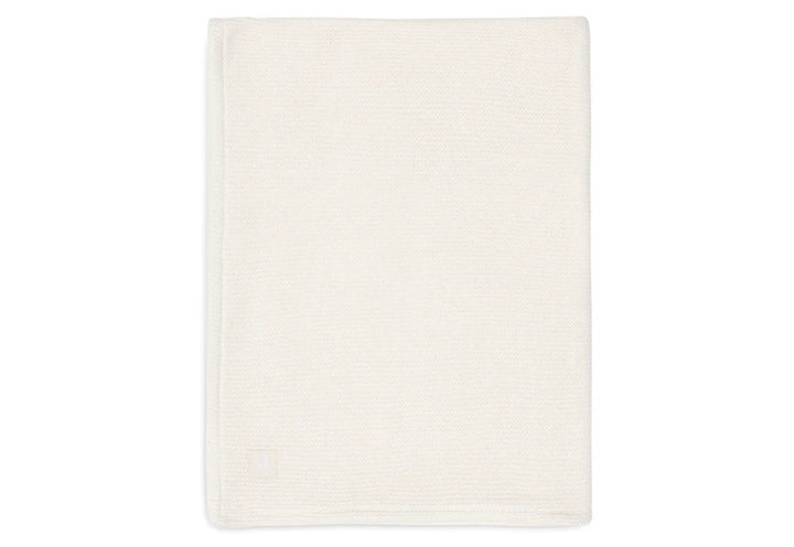 Jollein wiegdeken 75x100cm Basic Knit - Ivory/coral Fleece
