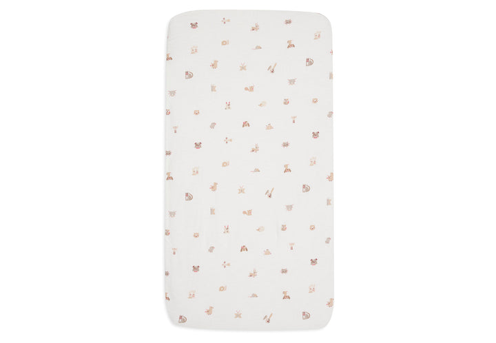 Jollein hoeslaken jersey - Animal Friends