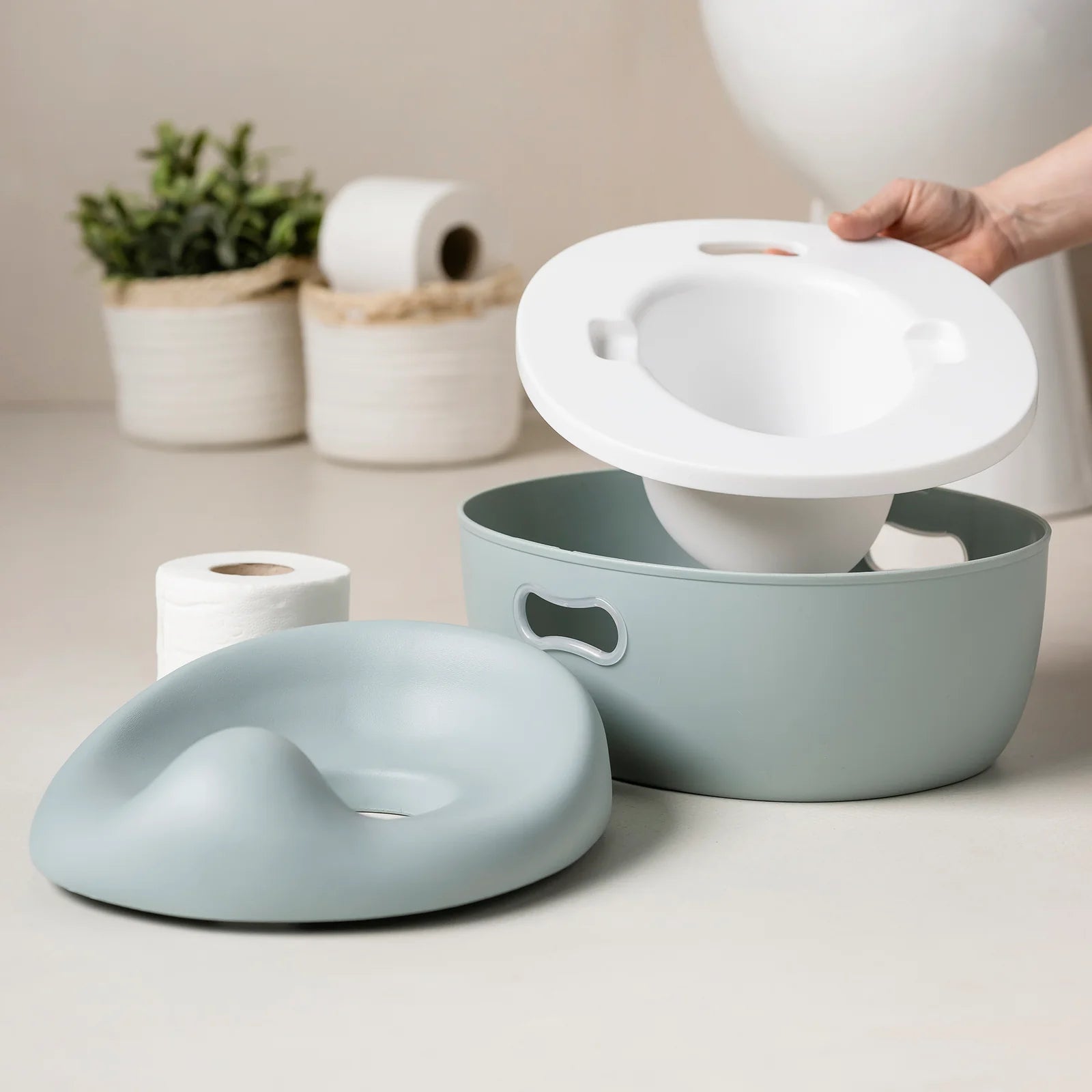 Nattou 3-in-1 leerpotje - Groen