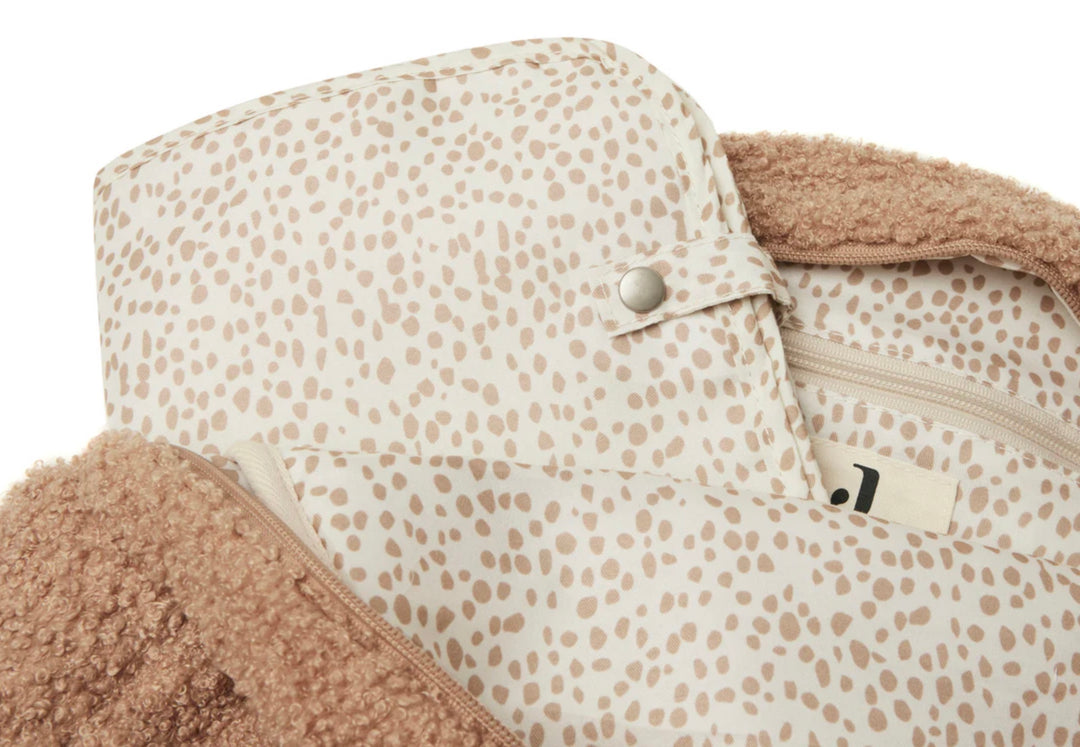 Jollein luiertas rugzak boucle - Biscuit