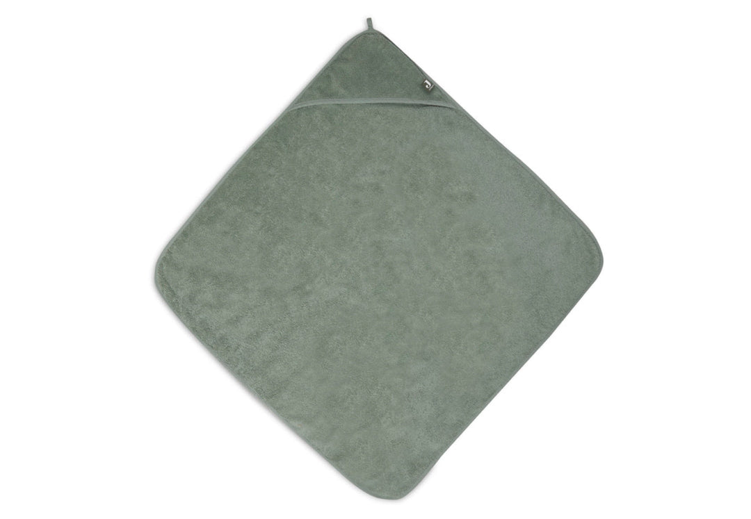 Badcape badstof 75x75cm - Ash Green