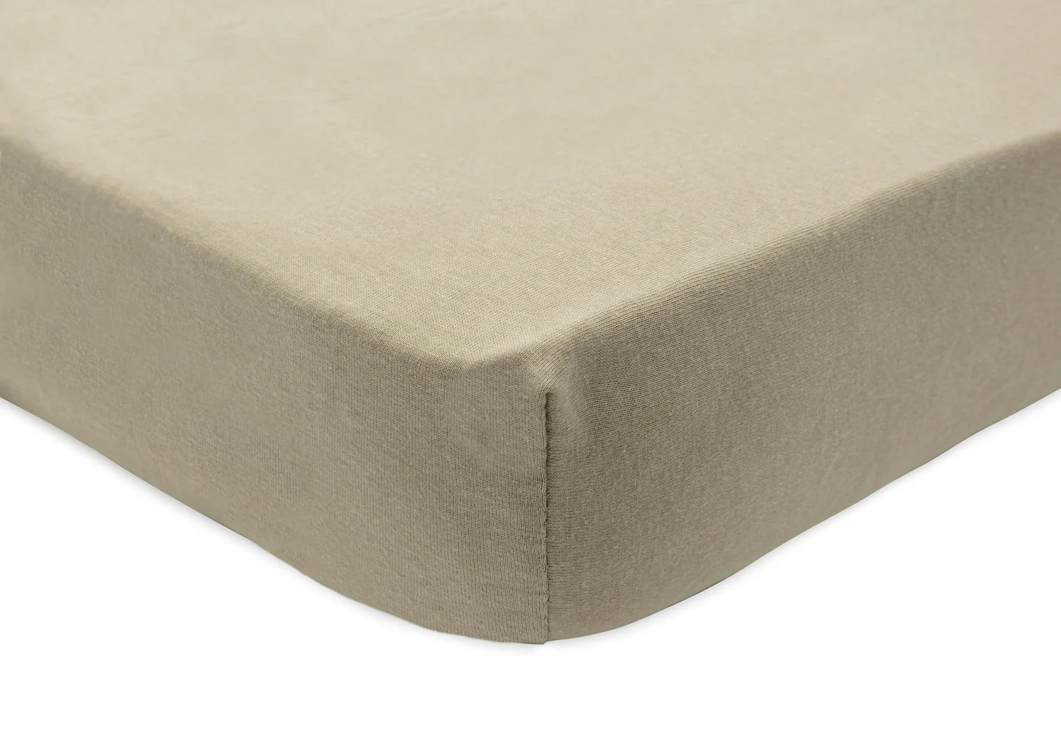Jollein hoeslakens jersey 2-pack 60x120 - Olive green