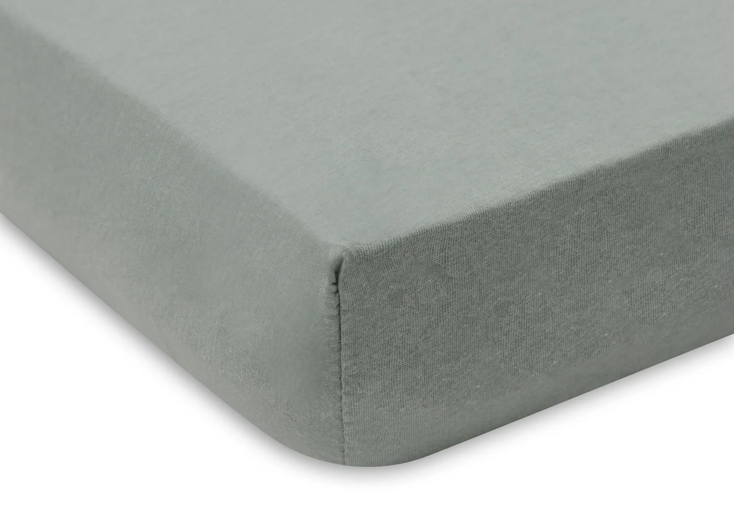 Jollein hoeslakens jersey 2-pack 60x120 - Sea green / Ivory