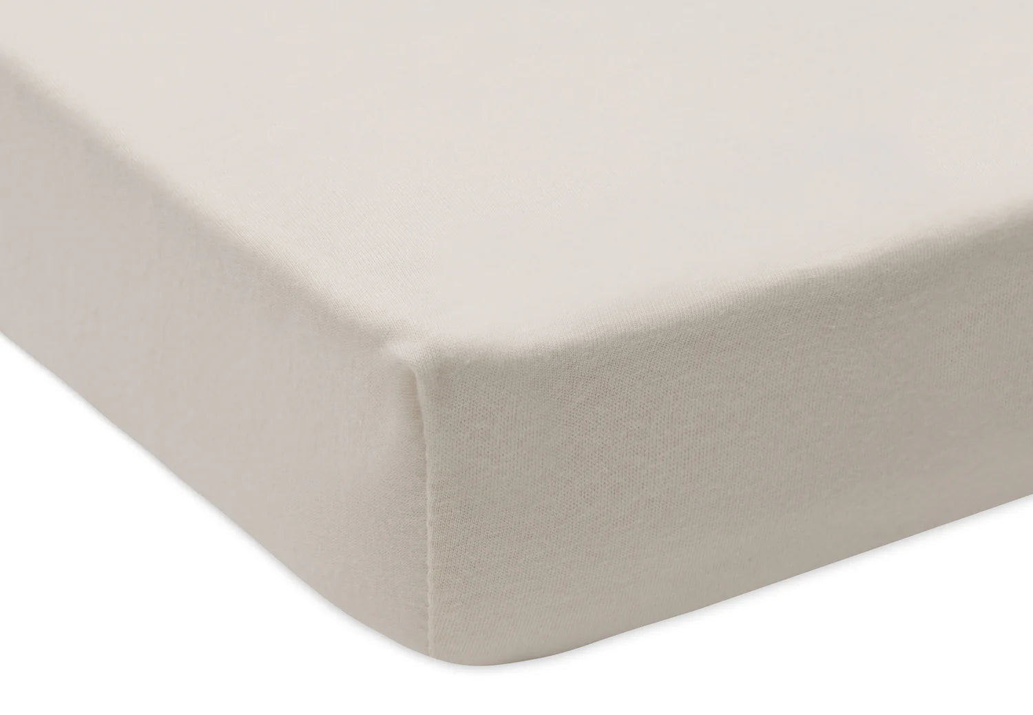 Jollein hoeslakens jersey 2-pack 60x120 - Sea green / Ivory