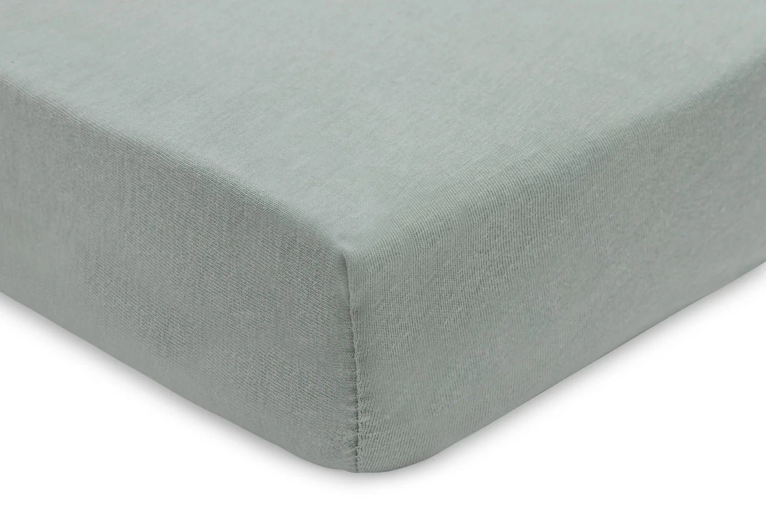 Jollein hoeslakens jersey 2pack - Sea green/ biscuit