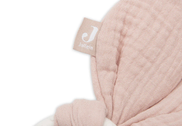Jollein bijtring siliconen bunny ears - Wild Rose