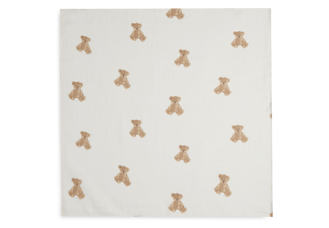 Jollein hydrofiele doeken 3-pack 70x70 - Teddybear