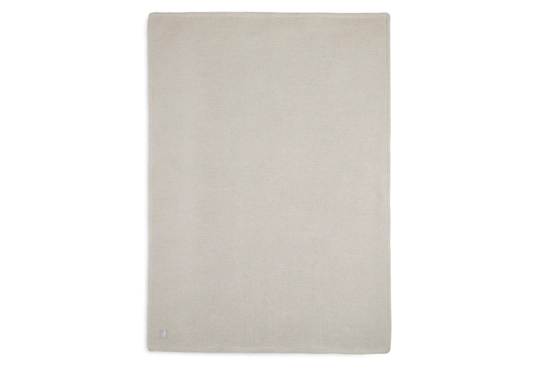 Jollein wiegdeken 75x100cm Basic Knit - Nougat/Fleece
