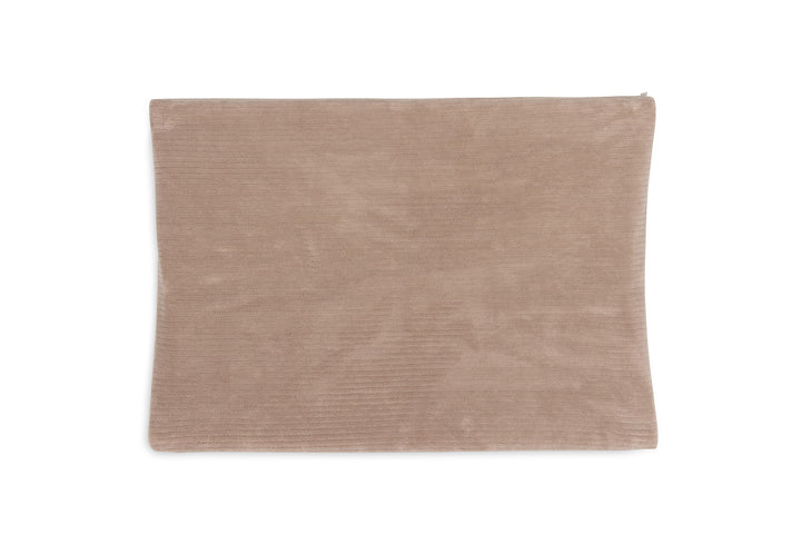 Jollein aankleedkussenhoes 50x70 cloudy rib - Milky coffee