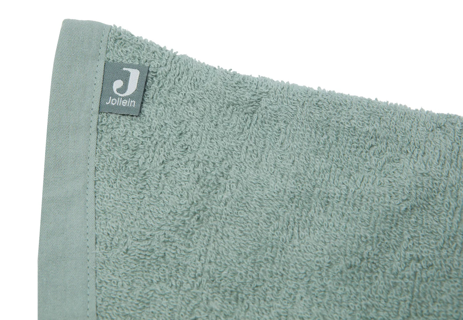 Jollein badstof washandje - Ash green