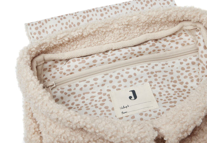 Jollein rugtasje Boucle - Naturel