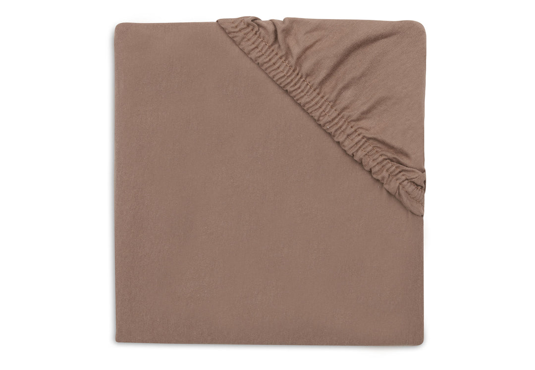 Jollein hoeslaken jersey - Milky Coffee