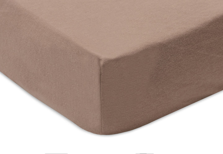 Jollein hoeslaken jersey - Milky Coffee