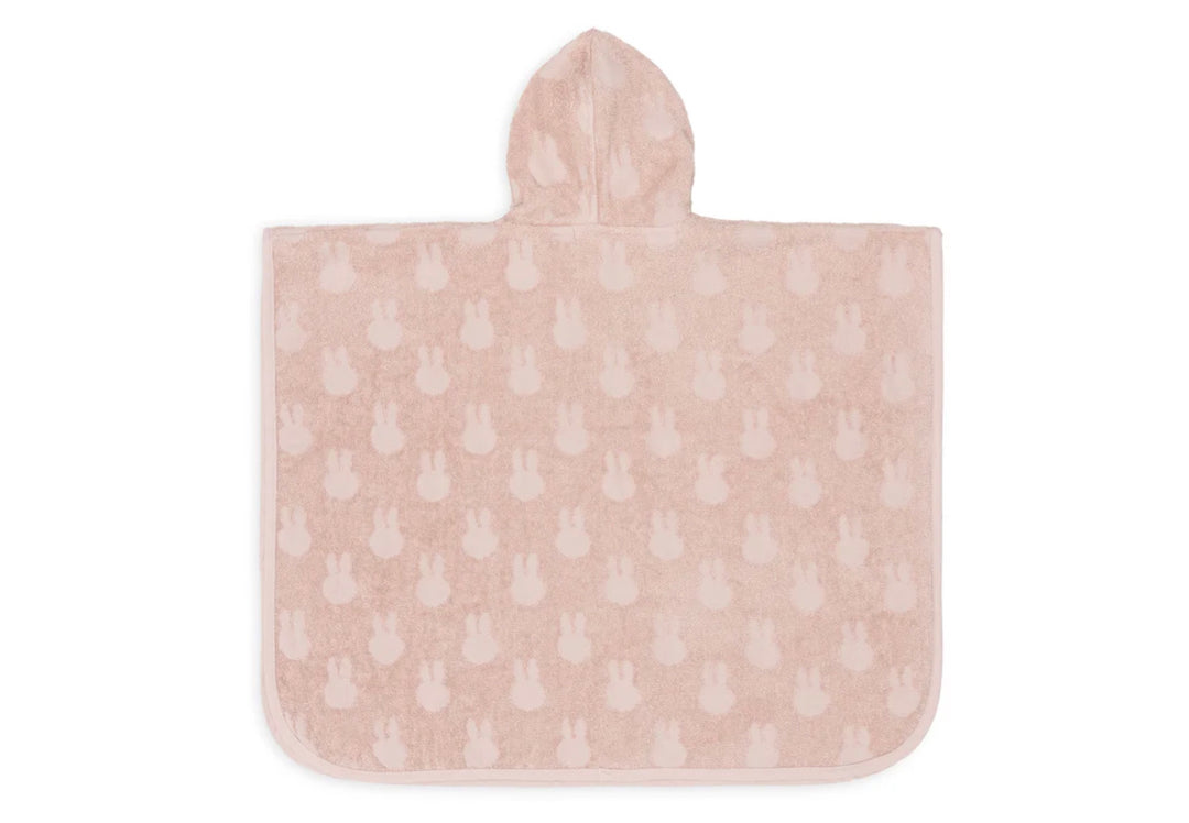 Jollein badponcho miffy jacquard - Wild Rose