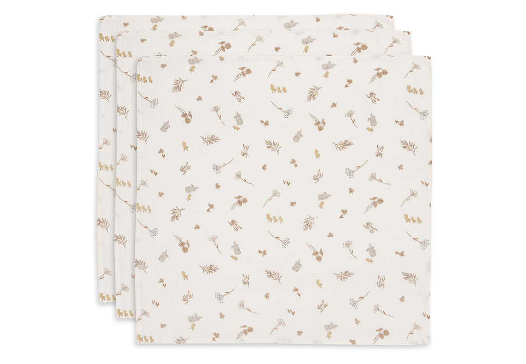 Jollein hydrofiele doeken 3-pack 70x70 - Riverside