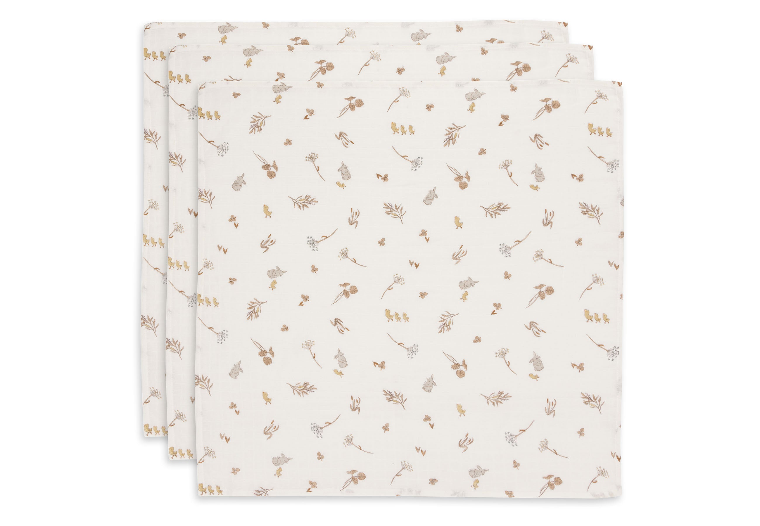 Jollein hydrofiele doeken 3-pack 70x70 - Riverside