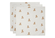Jollein hydrofiele doeken 3-pack 70x70 - Teddybear