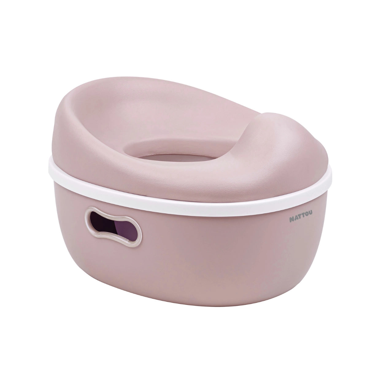 Nattou 3-in-1 leerpotje - Oudroze