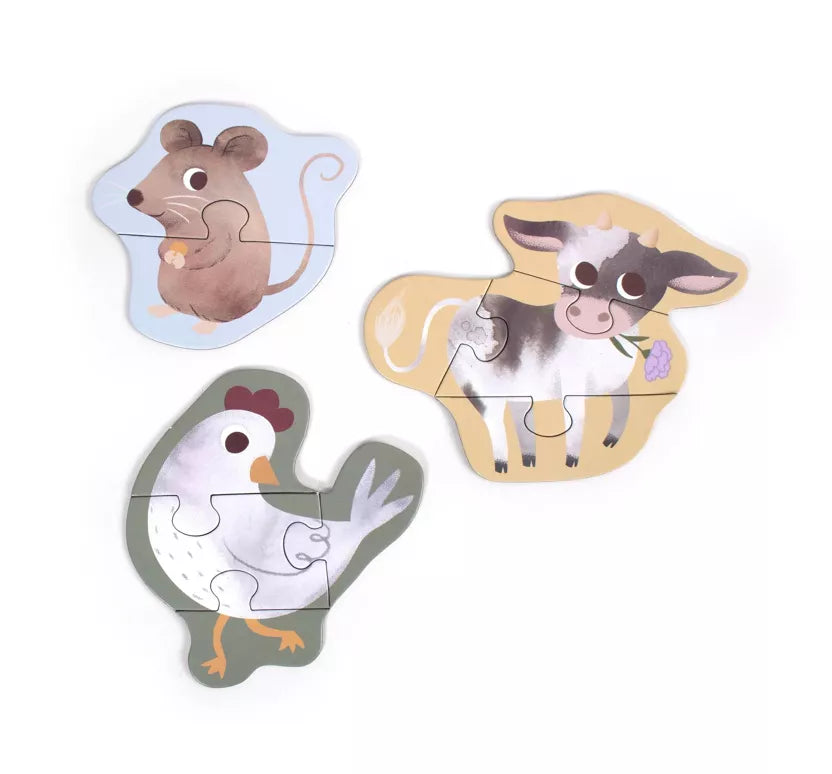 Mijn eerste puzzel - boerderij dieren