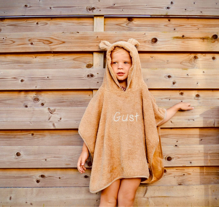 Jollein badponcho - Biscuit