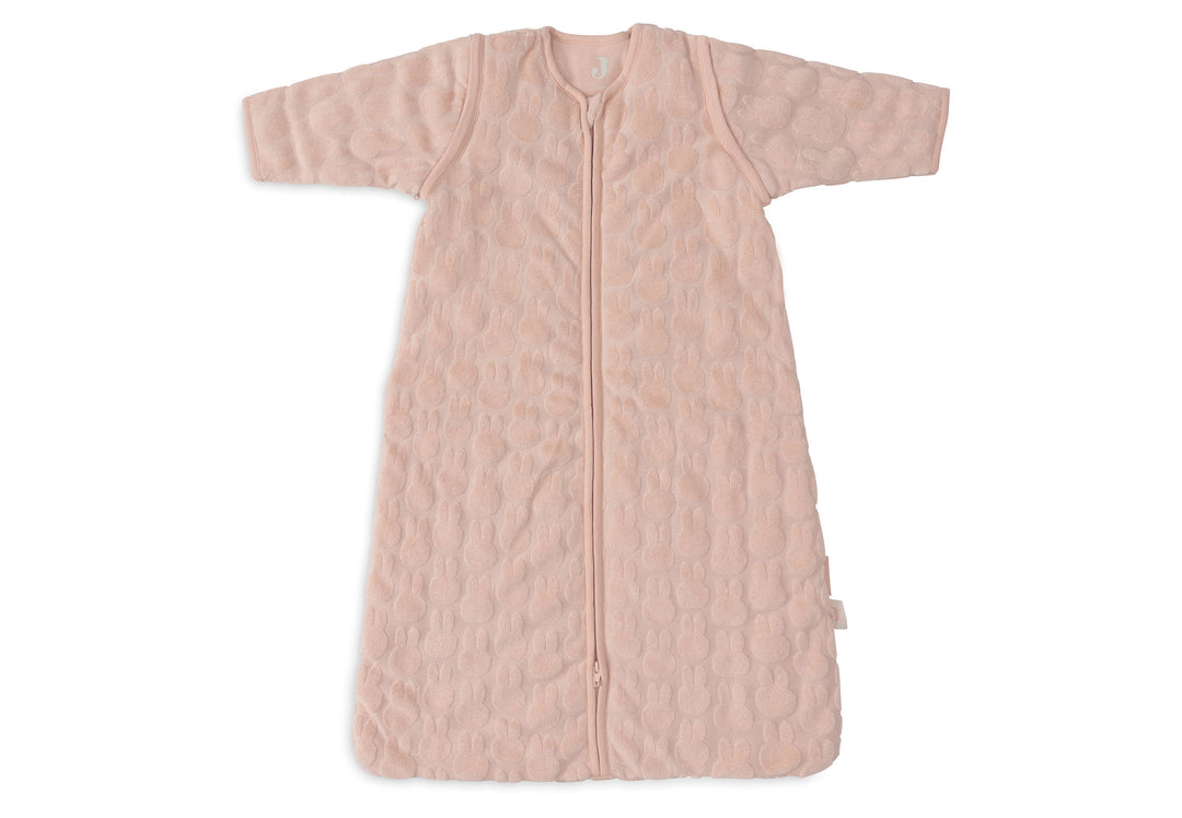 Jollein slaapzak met afritsbare mouwen miffy jacquard - Wild Rose