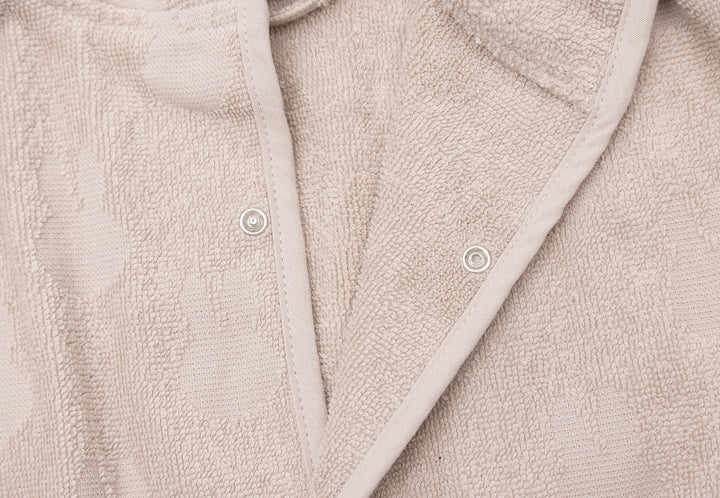 Jollein badjas 1/2 jaar miffy jacquard - Nougat