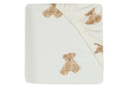 Jollein hoeslaken jersey - Teddybear