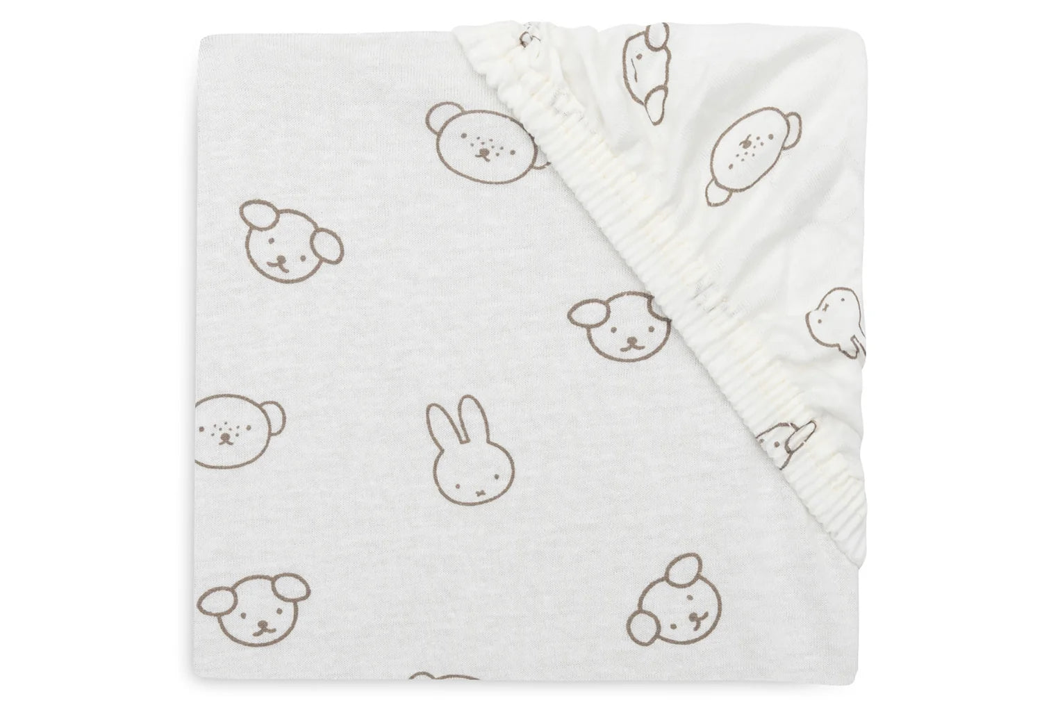Jollein hoeslaken jersey - Miffy and friends