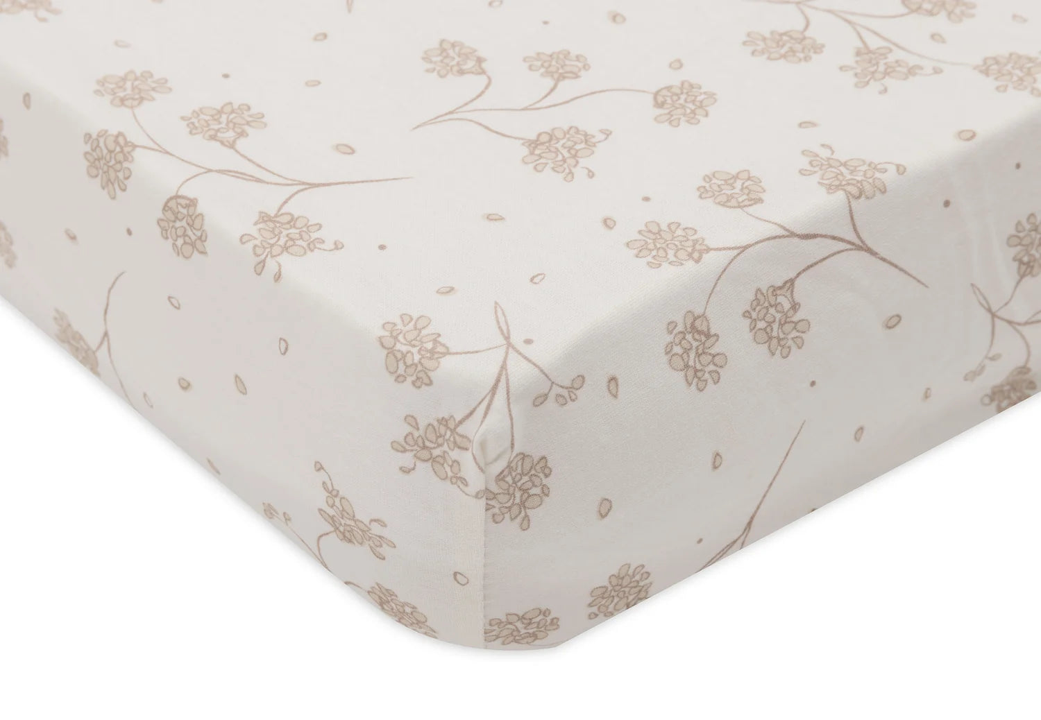 Jollein hoeslaken jersey - Leafy dreams