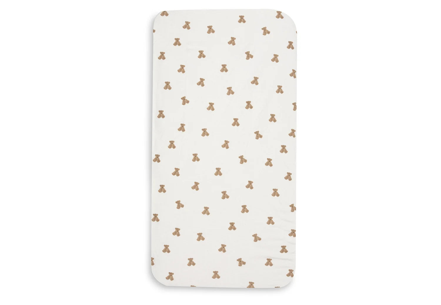 Jollein hoeslaken jersey - Mini teddybear