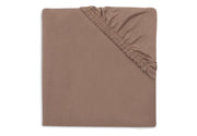 Jollein hoeslaken jersey - Milky coffee