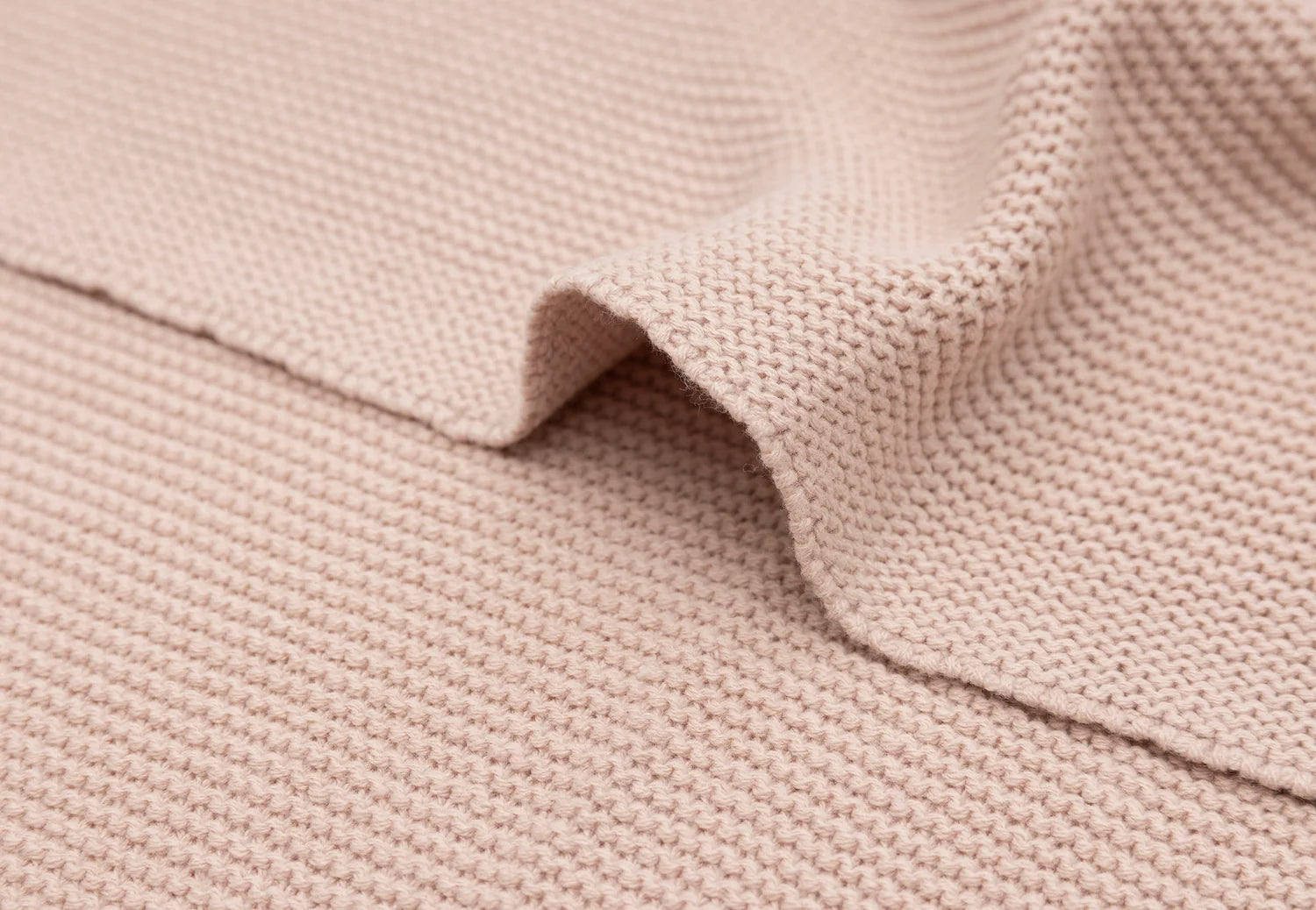 Jollein deken basic knit 75x100 - Wild rose