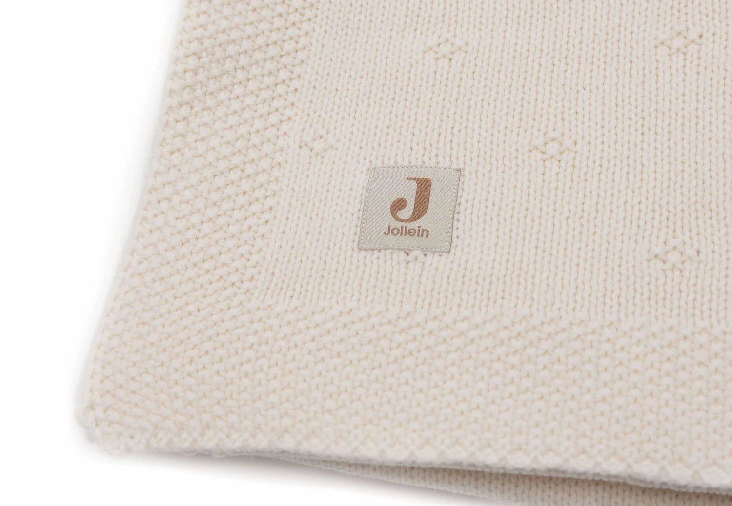 Jollein deken cosy knit - Ivory