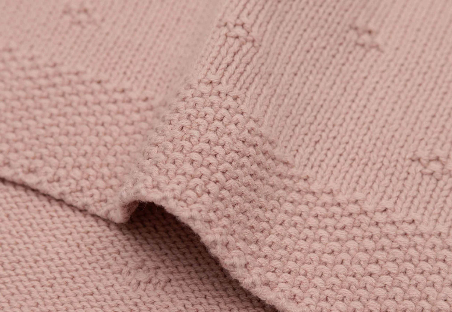 Jollein deken cosy knit - Wild rose