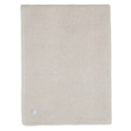 Jollein deken basic knit fleece - Nougat