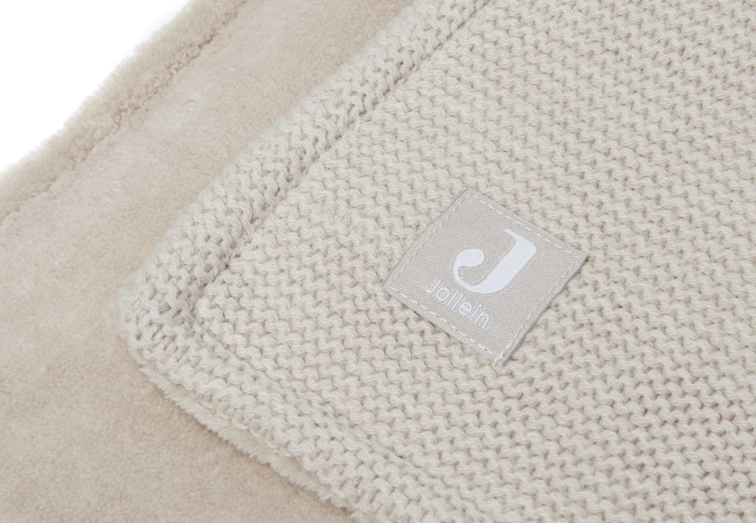 Jollein deken basic knit fleece 75x100 - Nougat
