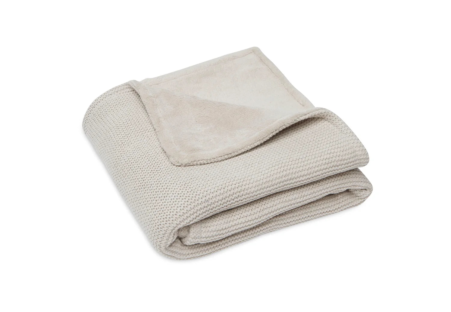 Jollein deken basic knit fleece 75x100 - Nougat