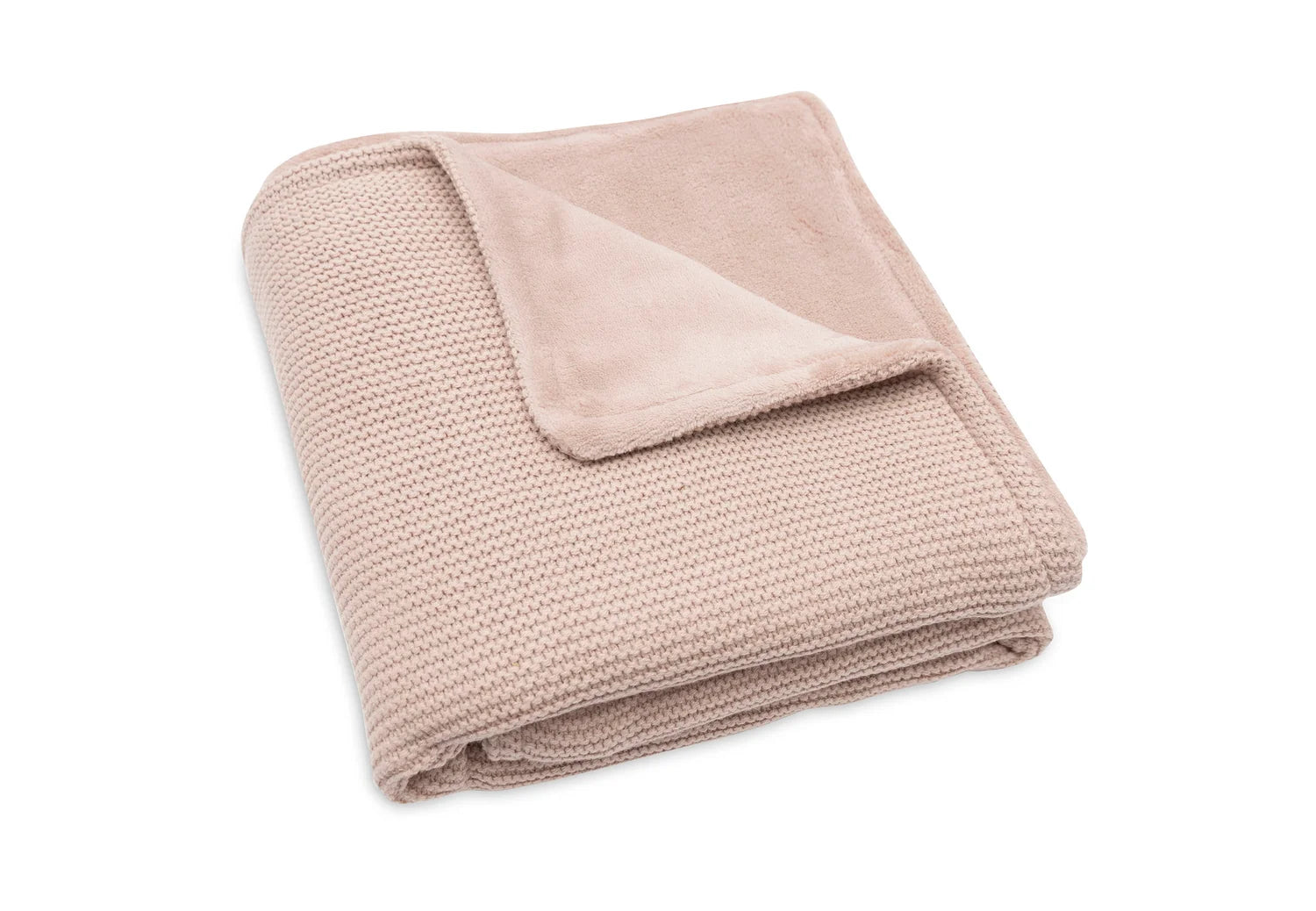 Jollein deken basic knit fleece - Wild rose